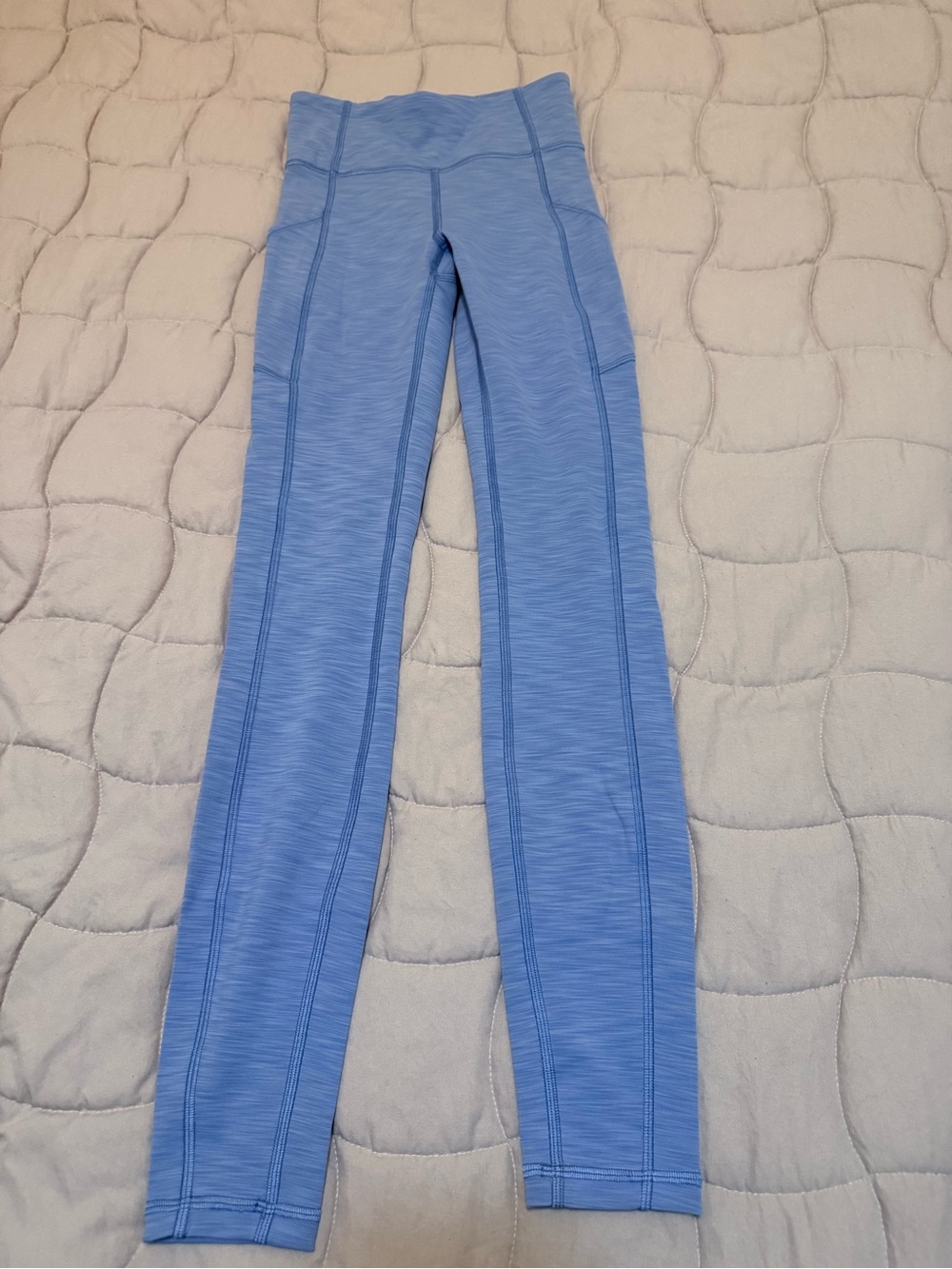 lululemon athletica Light Blue Heathered Leggings